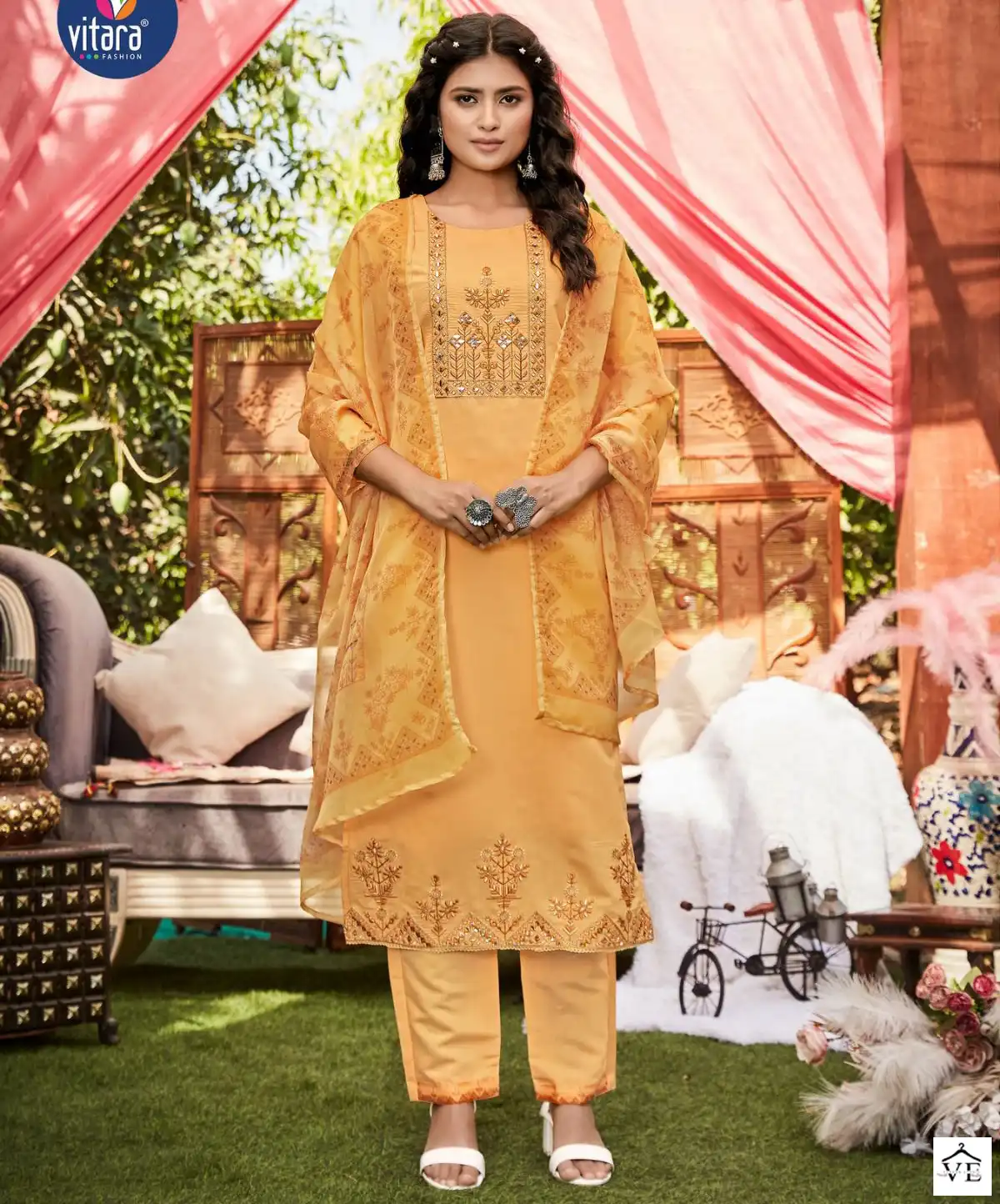 Vitara Fashion Rangat Pv Viscose Wholesale Readymade Salwar Suit Catalog — Wholesale Salwar Suits, MPA wholesale from Surat — view 1
