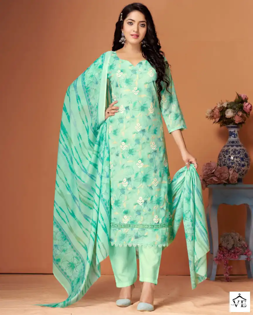 Bipson Range Rover 2205 Pure Linen Wholesale Salwar Suit Catalog — Wholesale Salwar Suits, MPA wholesale from Surat — view 1