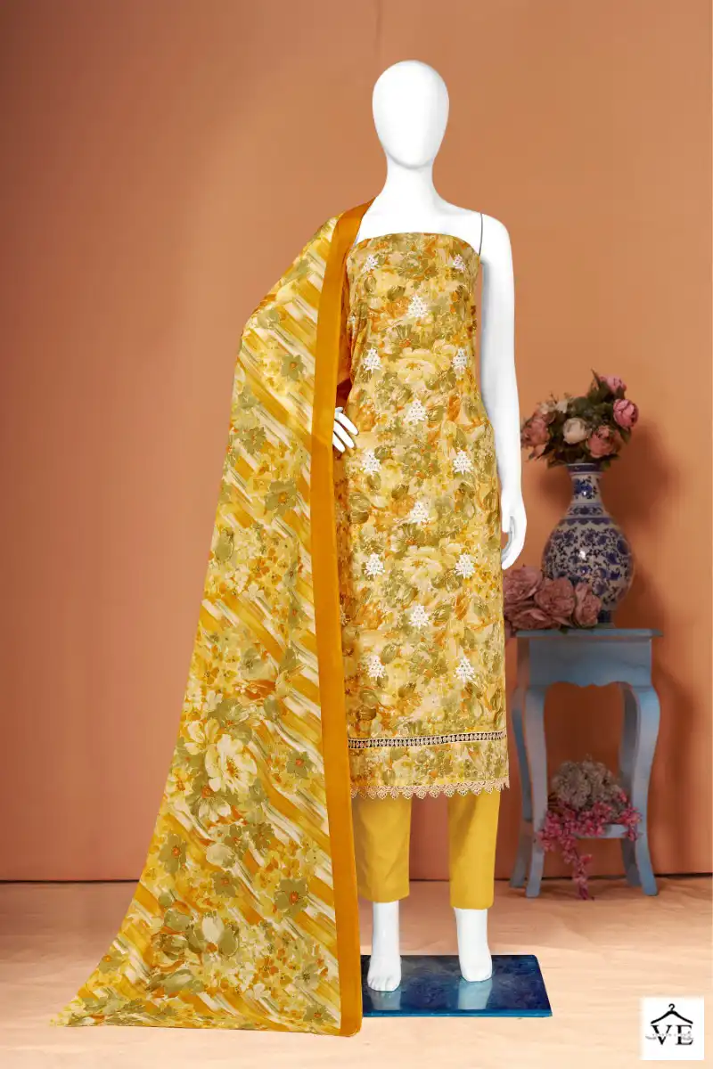 Bipson Range Rover 2206 Pure Linen Wholesale Salwar Suit Catalog — Wholesale Salwar Suits, MPA wholesale from Surat - Gallery Image 3