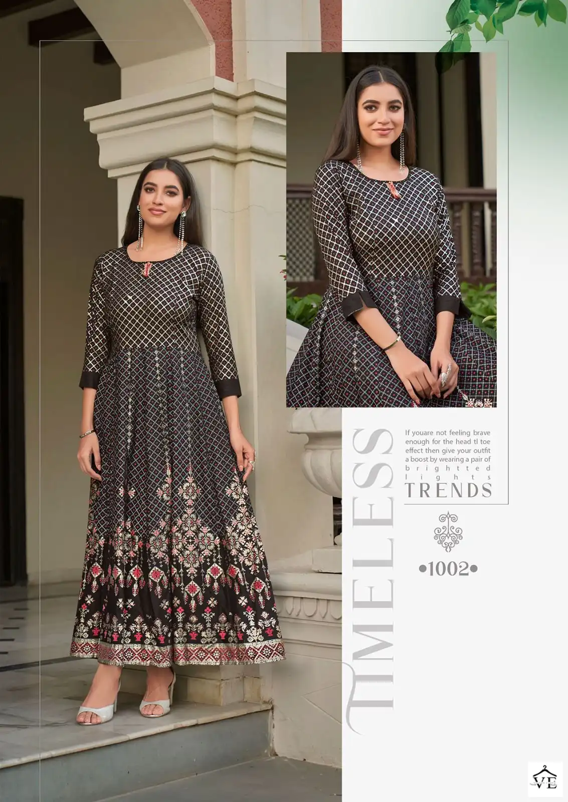 Vitara Fashion Rangmanch Heavy Rayon Wholesale Long Gown Catalog — Wholesale Kurtis, MPA wholesale from Surat - Gallery Image 3