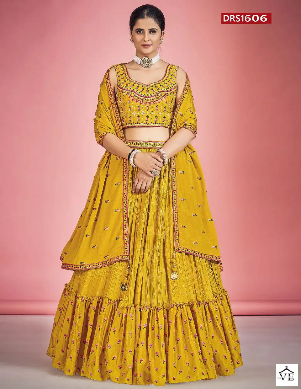 Vardan Ethnic Regina Georgette Wholesale Lehenga Catalog — Wholesale Lehenga, MPA wholesale from Surat — view 1