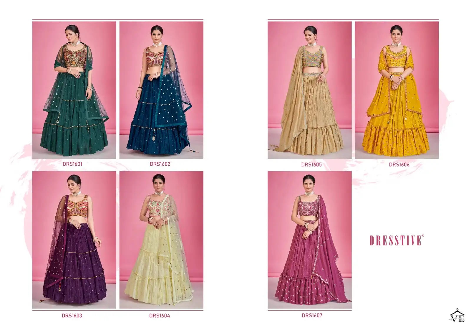 Vardan Ethnic Regina Georgette Wholesale Lehenga Catalog — Wholesale Lehenga, MPA wholesale from Surat — view 8