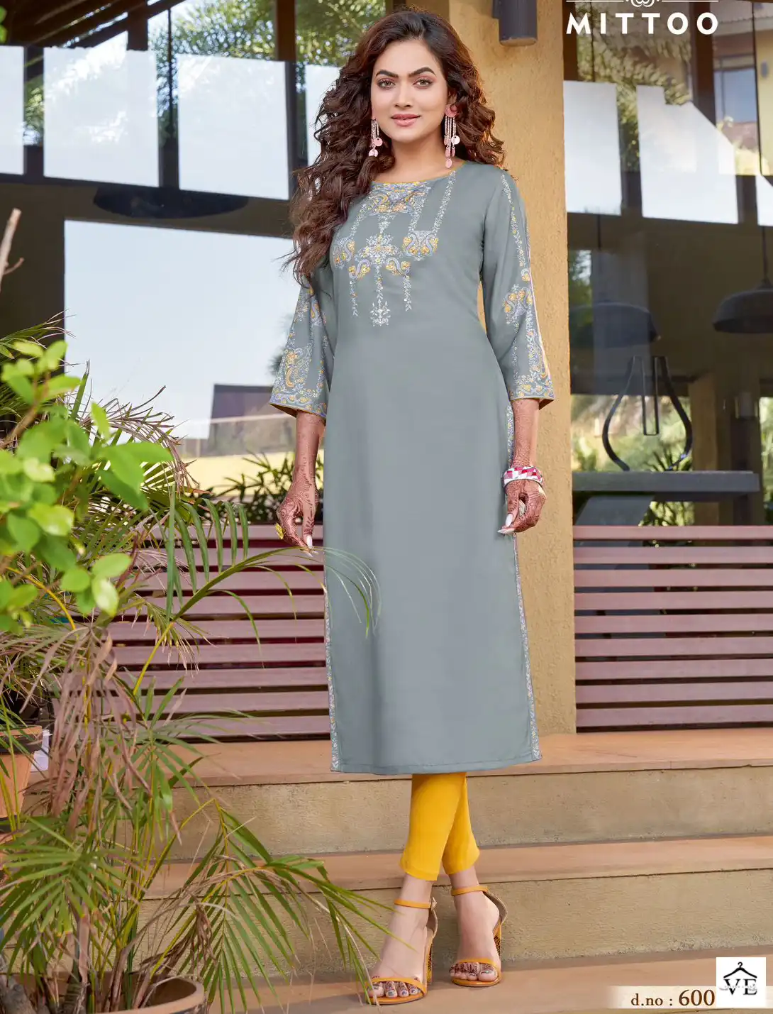 Mittoo Rihana Vol 2 Heavy Rayon Wholesale Kurtis Catalog — Wholesale Kurtis, Mittoo wholesale from Surat — view 1