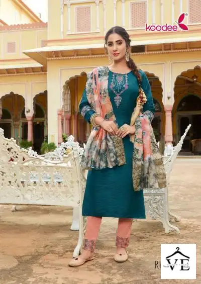 Koodee Riva Vol 7 Viscose Wholesale Readymade Salwar Suit Catalog — Wholesale Salwar Suits, MPA wholesale from Surat - Gallery Image 6