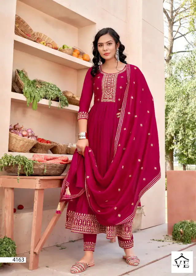 Rangoon Rooh Silk Wholesale Readymade Salwar Suit Catalog — Wholesale Salwar Suits, MPA wholesale from Surat - Gallery Image 2