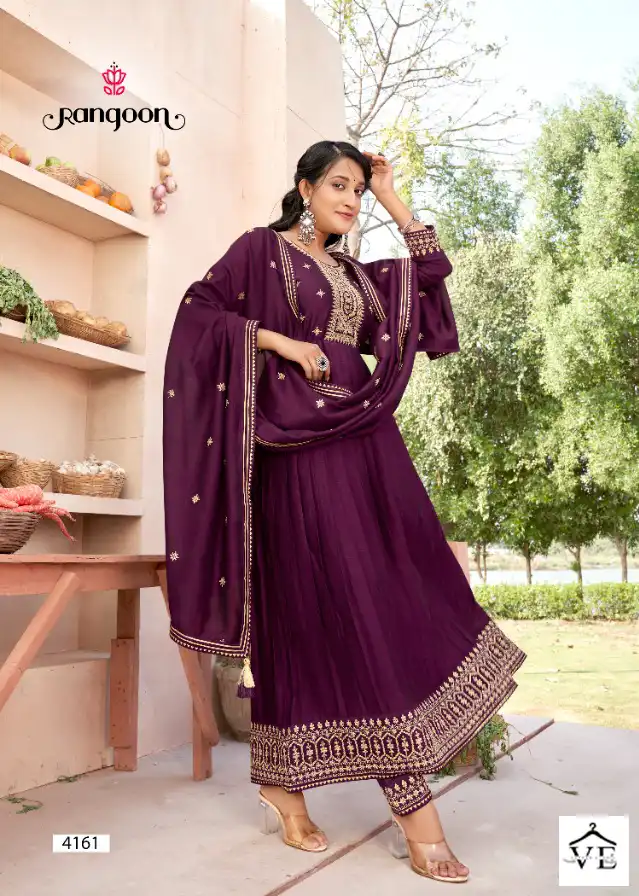 Rangoon Rooh Silk Wholesale Readymade Salwar Suit Catalog — Wholesale Salwar Suits, MPA wholesale from Surat - Gallery Image 4