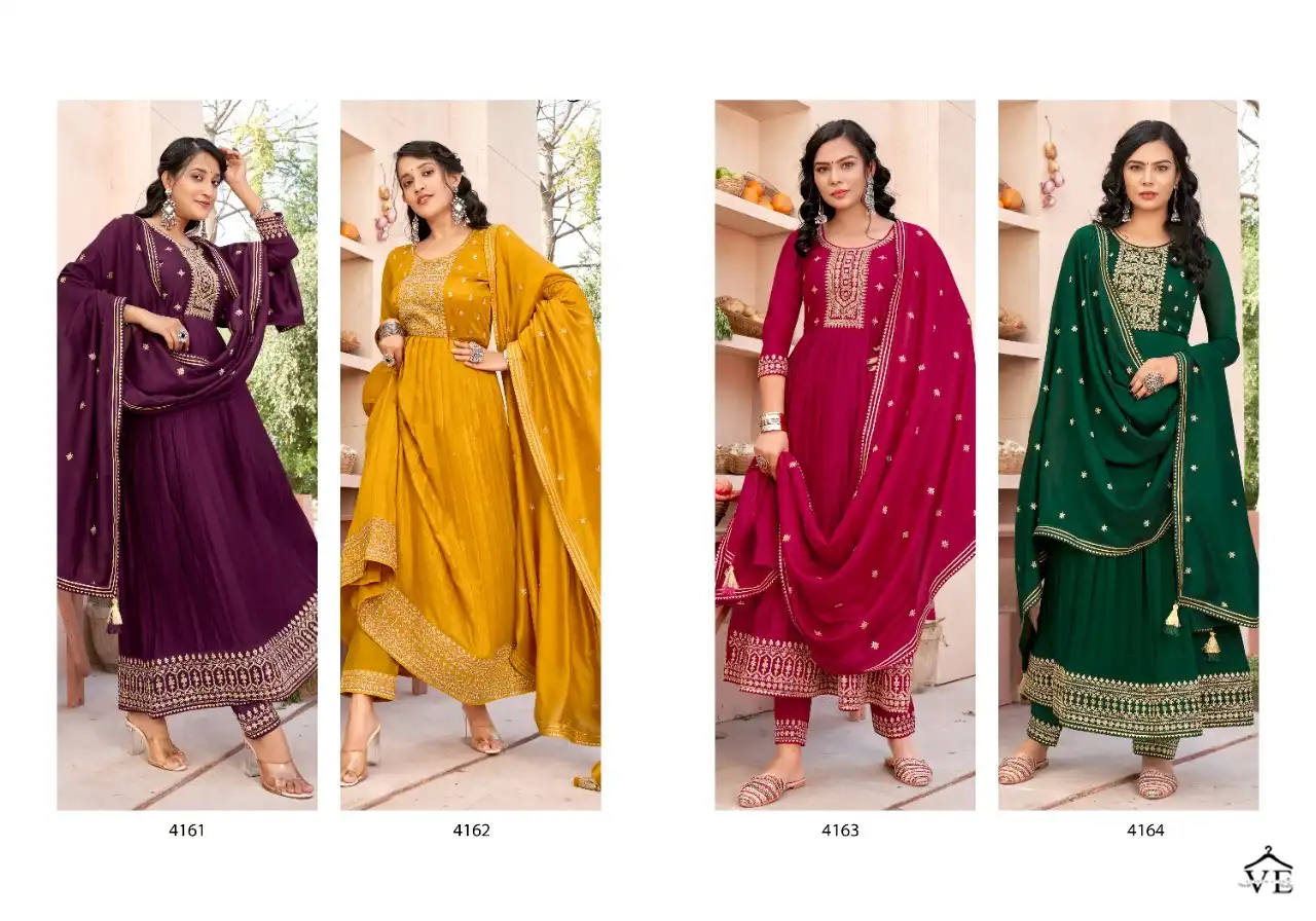 Rangoon Rooh Silk Wholesale Readymade Salwar Suit Catalog — Wholesale Salwar Suits, MPA wholesale from Surat — view 5
