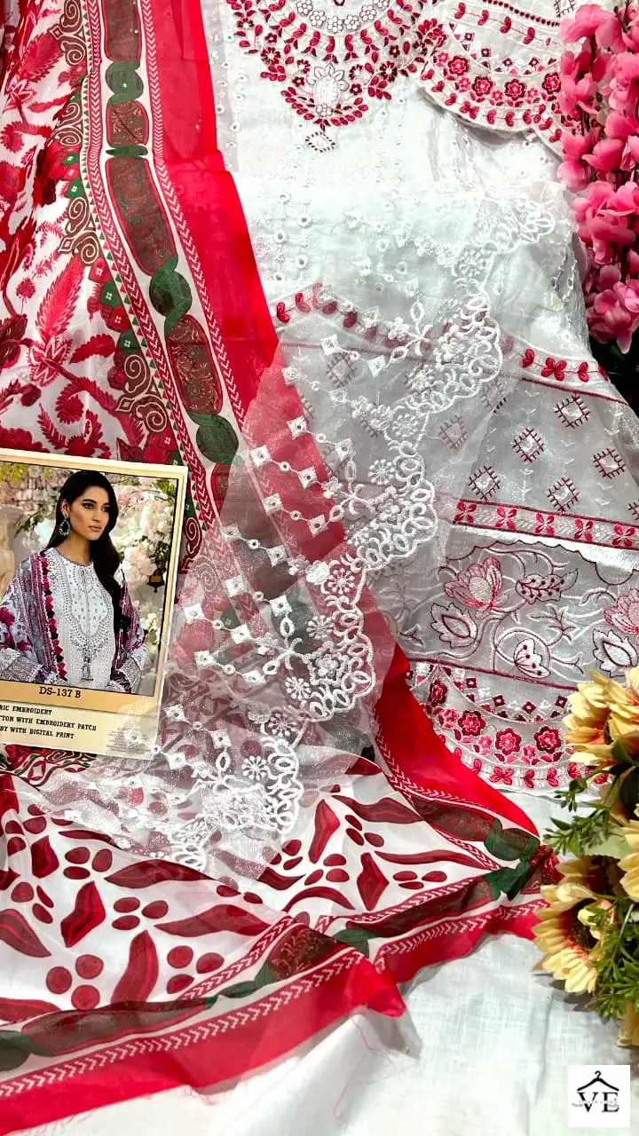 Dinsaa Roohi Color Cambric Wholesale Pakistani Salwar Suit Catalog — Wholesale Salwar Suits, MPA wholesale from Surat - Gallery Image 2