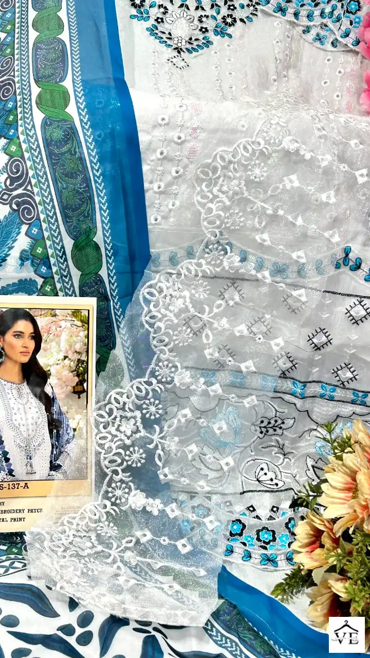 Dinsaa Roohi Color Cambric Wholesale Pakistani Salwar Suit Catalog — Wholesale Salwar Suits, MPA wholesale from Surat - Gallery Image 4