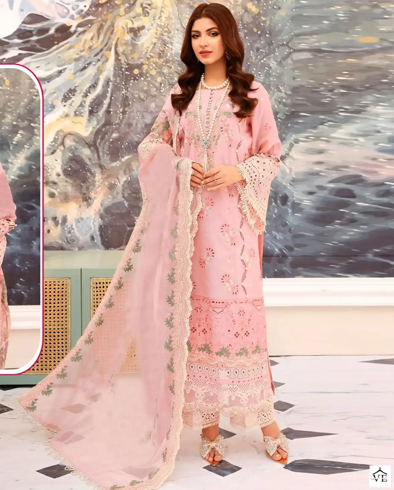 Fepic Rosemeen Lawn 23 Pure Cotton Wholesale Pakistani Salwar Suit Catalog — Wholesale Salwar Suits, MPA wholesale from Surat - Gallery Image 4