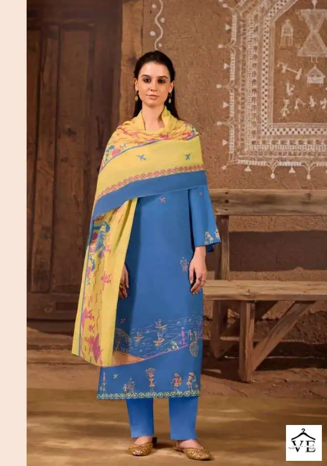 Vardan Ethnic Ruhee Cotton Wholesale Designer Salwar Suit Catalog — Wholesale Salwar Suits, MPA wholesale from Surat - Gallery Image 2