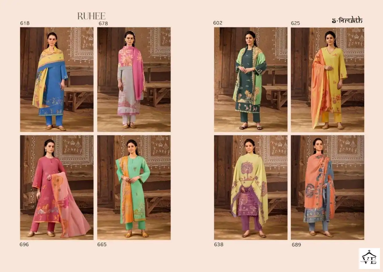 Vardan Ethnic Ruhee Cotton Wholesale Designer Salwar Suit Catalog — Wholesale Salwar Suits, MPA wholesale from Surat — view 9