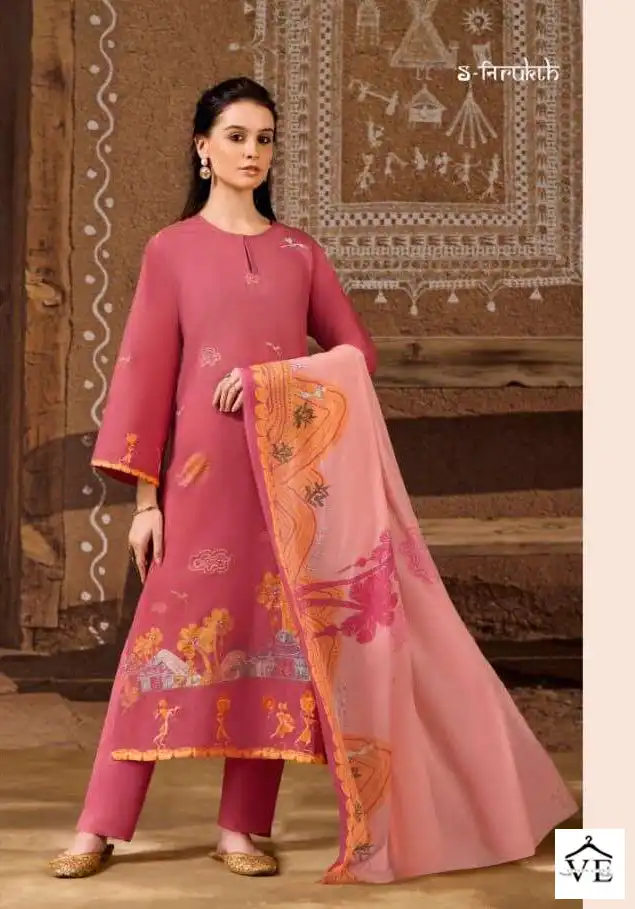 Vardan Ethnic Ruhee Cotton Wholesale Designer Salwar Suit Catalog — Wholesale Salwar Suits, MPA wholesale from Surat - Gallery Image 4