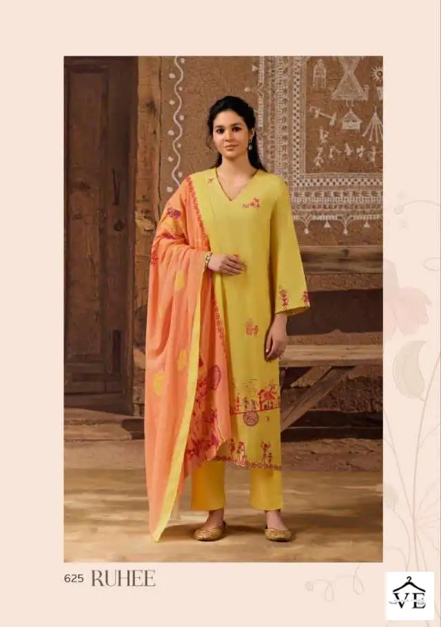 Vardan Ethnic Ruhee Cotton Wholesale Designer Salwar Suit Catalog — Wholesale Salwar Suits, MPA wholesale from Surat - Gallery Image 5