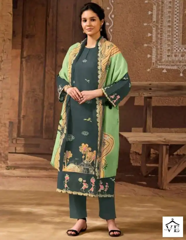 Vardan Ethnic Ruhee Cotton Wholesale Designer Salwar Suit Catalog — Wholesale Salwar Suits, MPA wholesale from Surat — view 1
