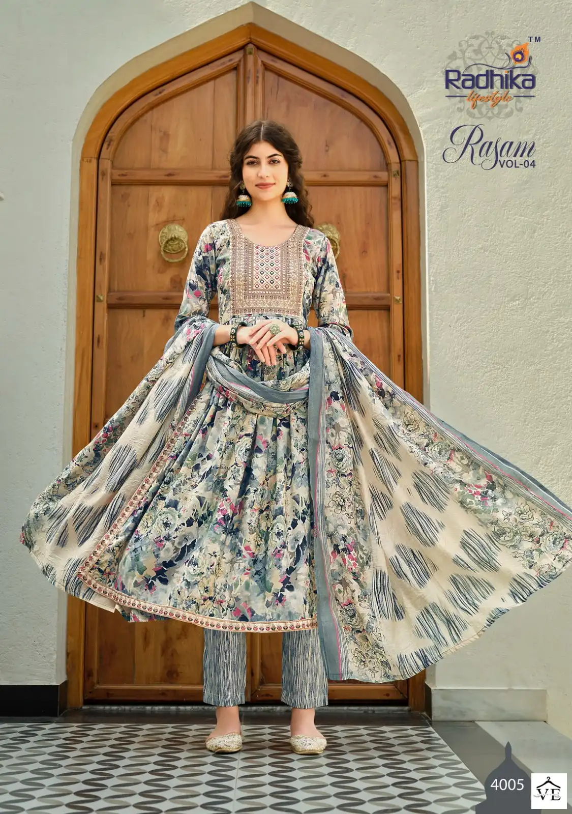 Radhika LifeStyle Rasam Vol 4 Pure Modal Muslin Wholesale Readymade Salwar Suit Catalog — Wholesale Salwar Suits, MPA wholesale from Surat - Gallery Image 2