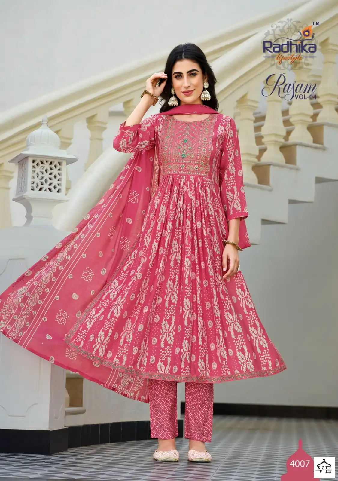 Radhika LifeStyle Rasam Vol 4 Pure Modal Muslin Wholesale Readymade Salwar Suit Catalog — Wholesale Salwar Suits, MPA wholesale from Surat - Gallery Image 4