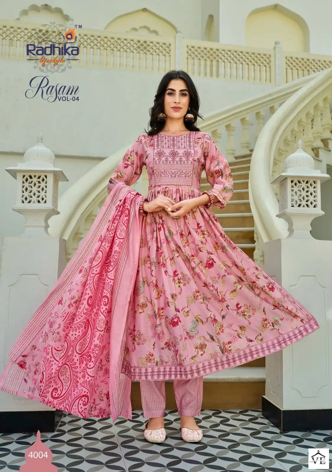 Radhika LifeStyle Rasam Vol 4 Pure Modal Muslin Wholesale Readymade Salwar Suit Catalog — Wholesale Salwar Suits, MPA wholesale from Surat - Gallery Image 7