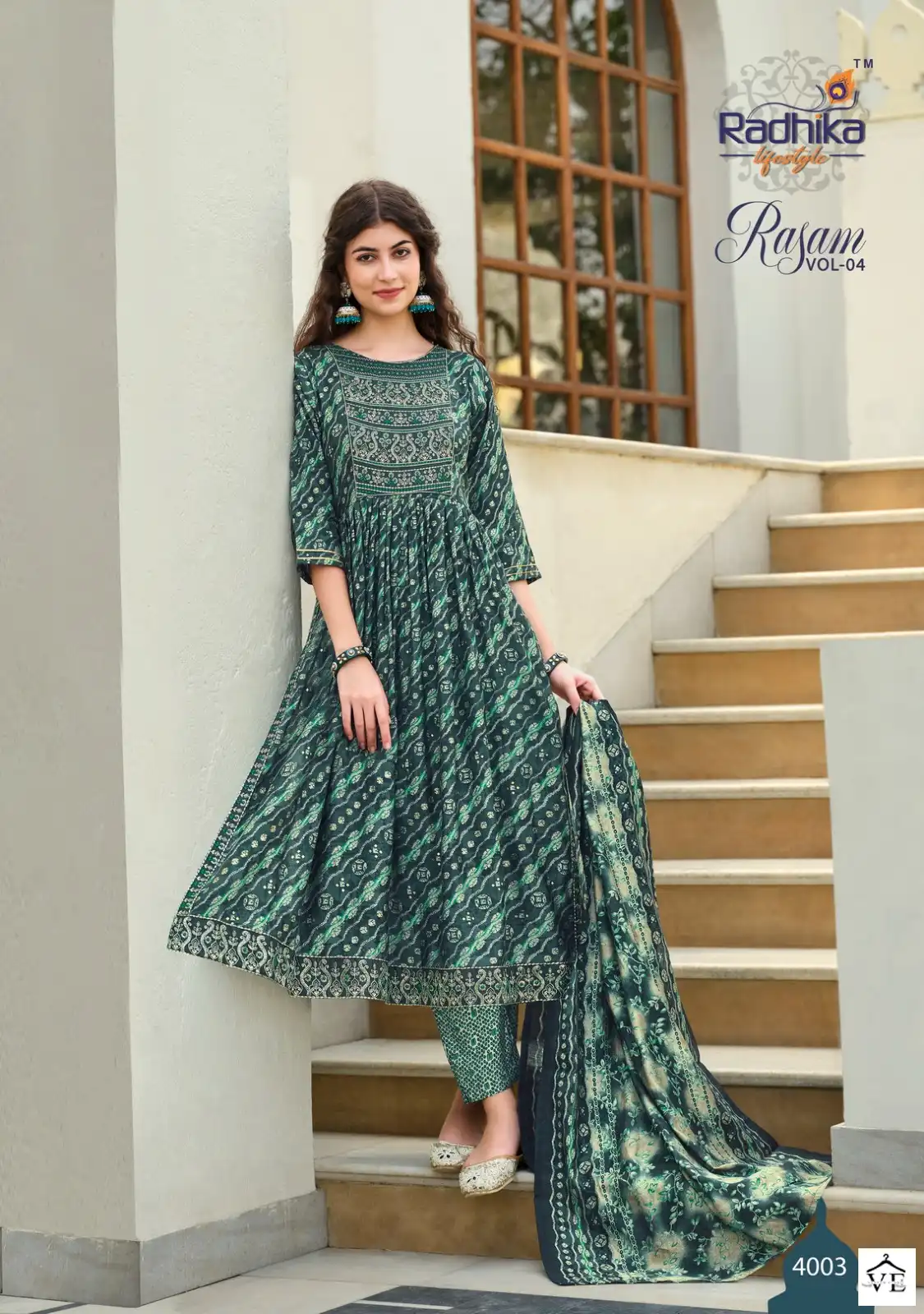 Radhika LifeStyle Rasam Vol 4 Pure Modal Muslin Wholesale Readymade Salwar Suit Catalog — Wholesale Salwar Suits, MPA wholesale from Surat - Gallery Image 8