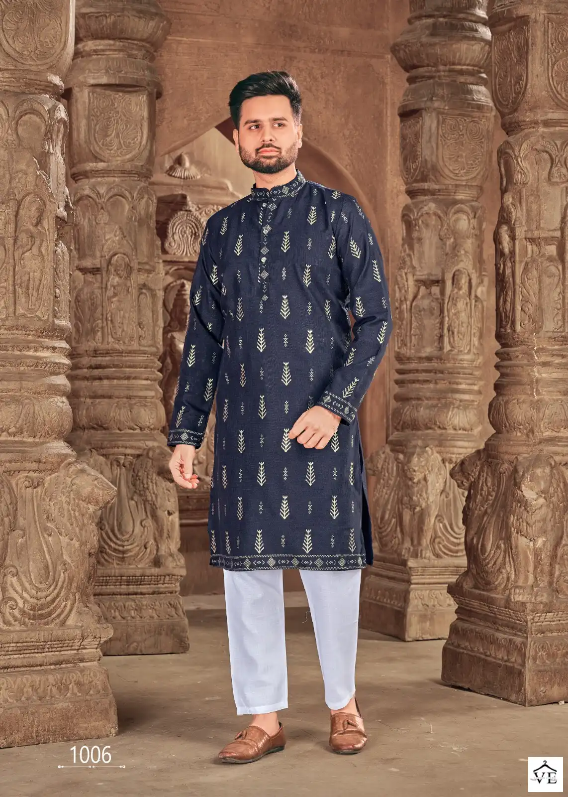 Banwery Royal Men Vol 5 Heavy Magic Cotton Wholesale Kurta With Pajama Catalog — Wholesale, Banwery wholesale from Surat — view 9