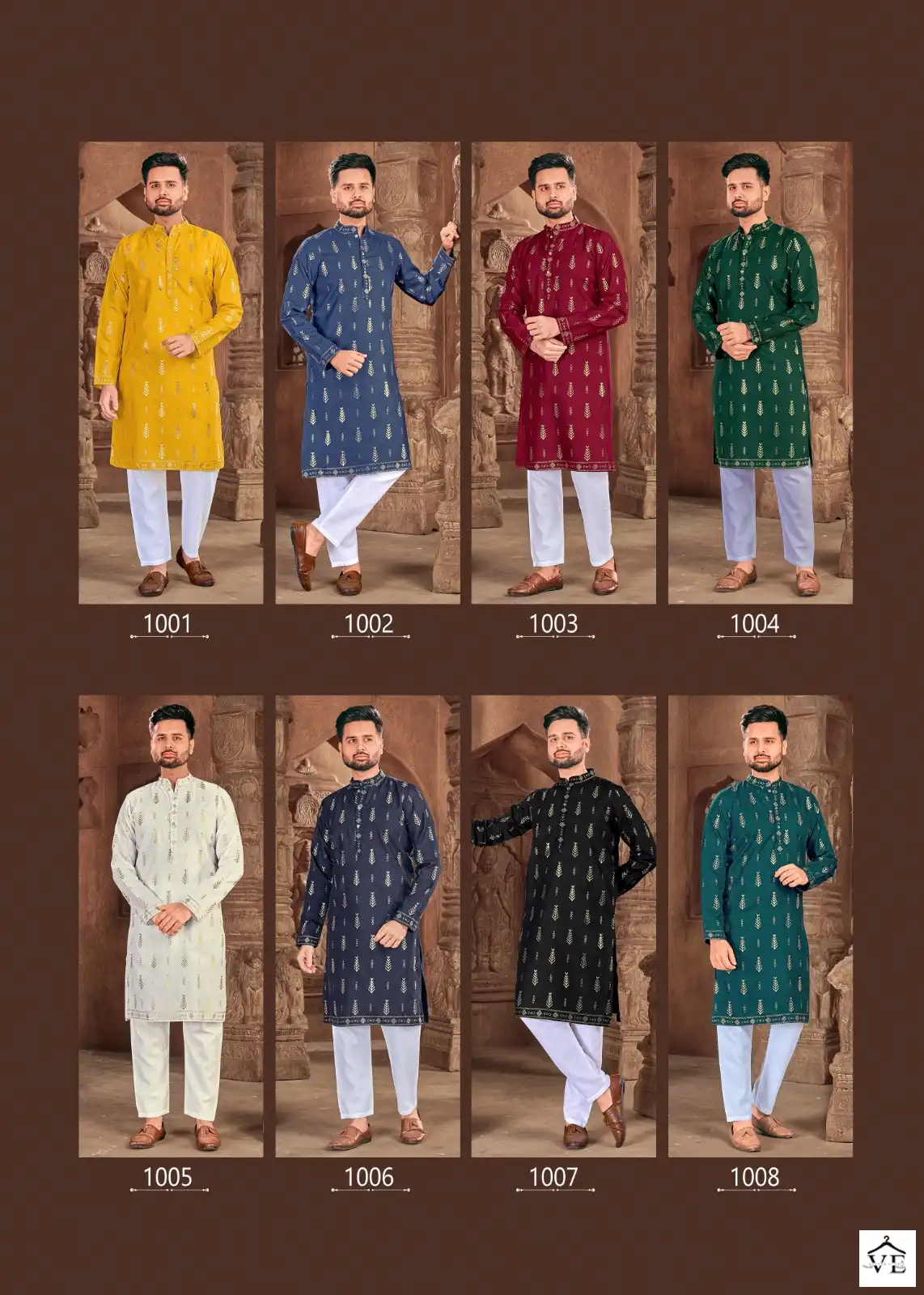 Banwery Royal Men Vol 5 Heavy Magic Cotton Wholesale Kurta With Pajama Catalog — Wholesale, Banwery wholesale from Surat — view 15