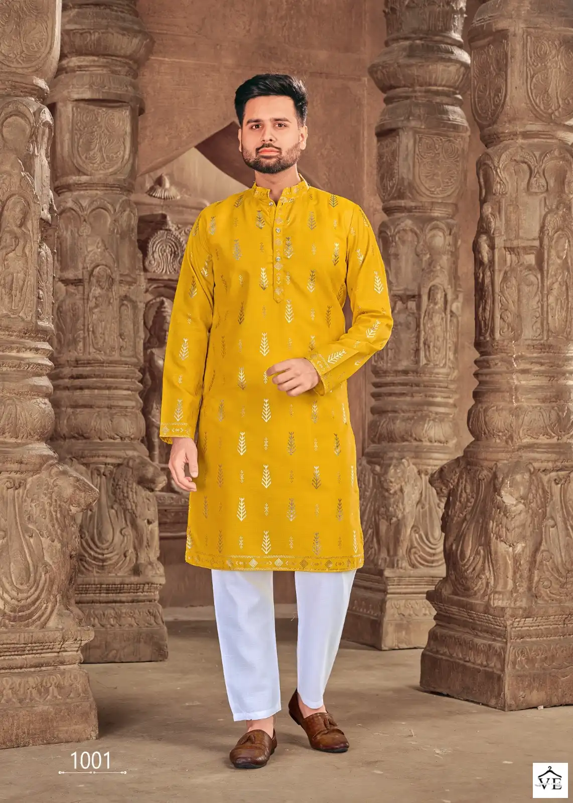 Banwery Royal Men Vol 5 Heavy Magic Cotton Wholesale Kurta With Pajama Catalog — Wholesale, Banwery wholesale from Surat — view 3