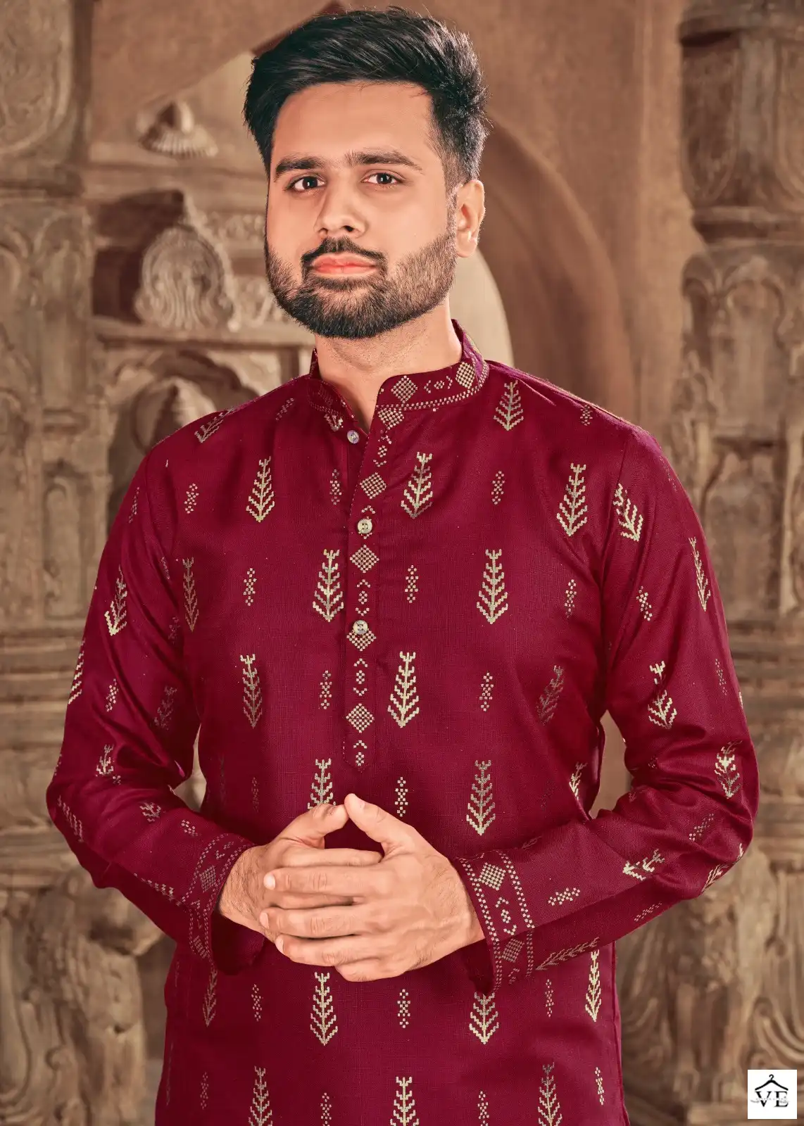 Banwery Royal Men Vol 5 Heavy Magic Cotton Wholesale Kurta With Pajama Catalog — Wholesale, Banwery wholesale from Surat — view 5