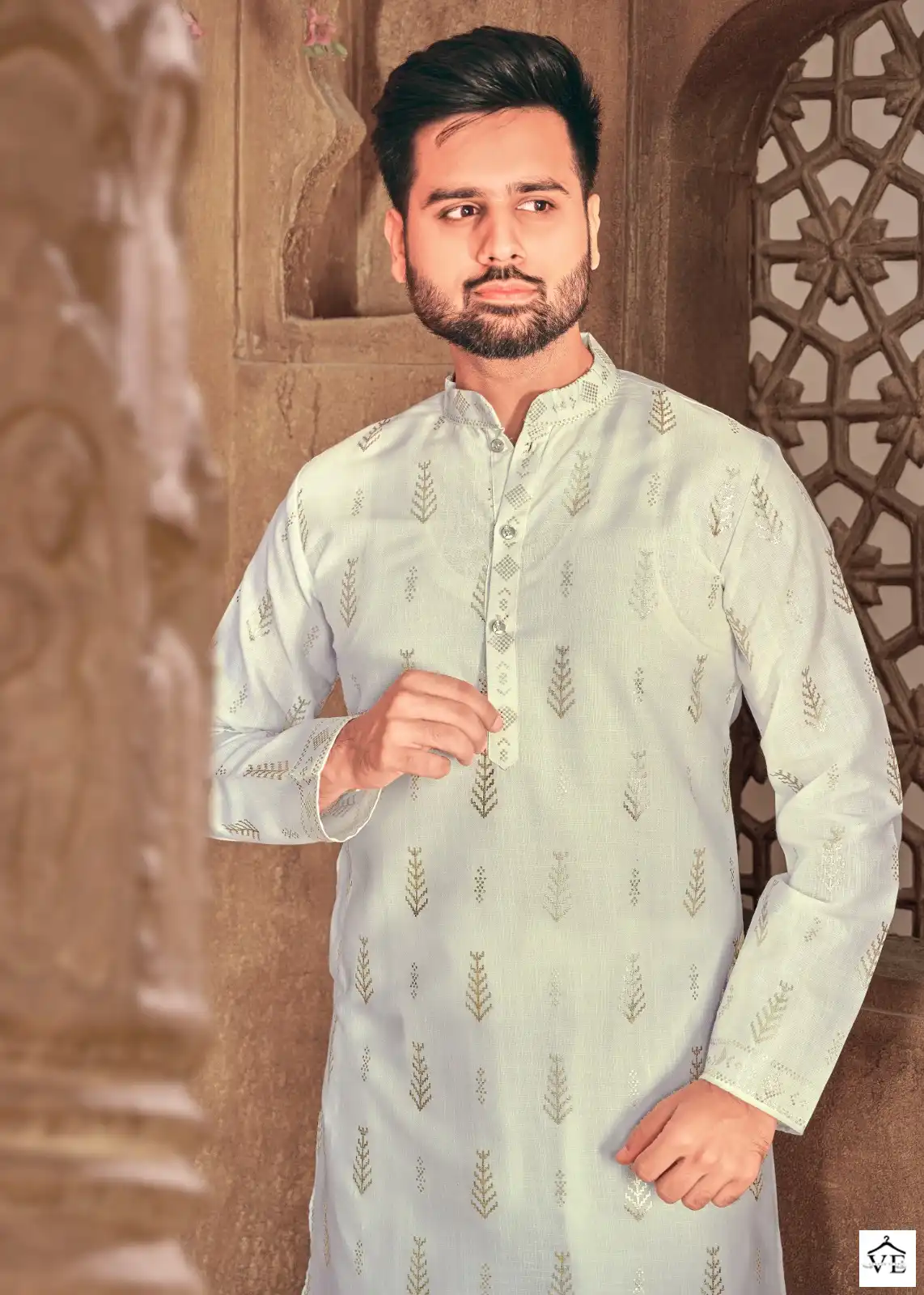 Banwery Royal Men Vol 5 Heavy Magic Cotton Wholesale Kurta With Pajama Catalog — Wholesale, Banwery wholesale from Surat — view 8