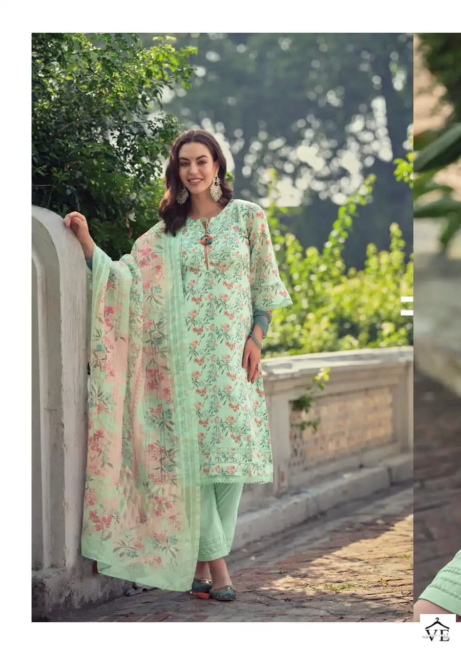 Kailee Fashion Saad Pure Linen Cotton Wholesale Readymade Salwar Suit Catalog — Wholesale Salwar Suits, MPA wholesale from Surat - Gallery Image 3