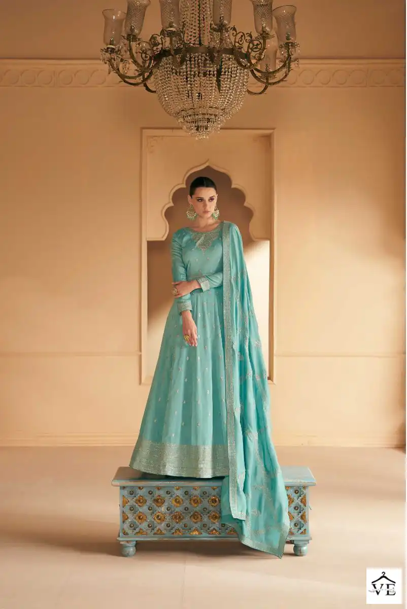 Aashirwad Safar Premium Silk Wholesale Designer Readymade Salwar Suit Catalog — Wholesale Salwar Suits, Aashirwad Creation wholesale from Surat - Gallery Image 6