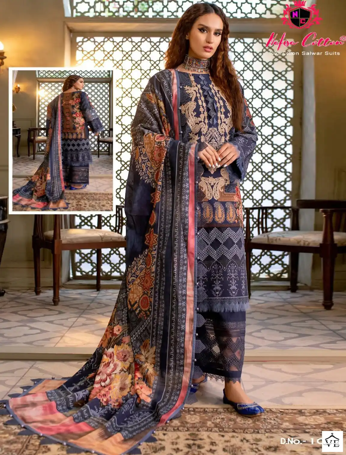 Vardan Ethnic Safina Karachi Suits Pure Soft Cotton Wholesale Pakistani Salwar Suit Catalog — Wholesale Salwar Suits, MPA wholesale from Surat — view 1