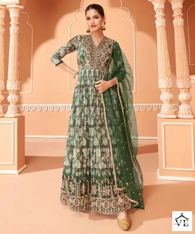Sayuri Designer Saheli Real Georgette Wholesale Designer Readymade Salwar Suit Catalog — Wholesale Salwar Suits, Sayuri Designer wholesale from Surat — view 1