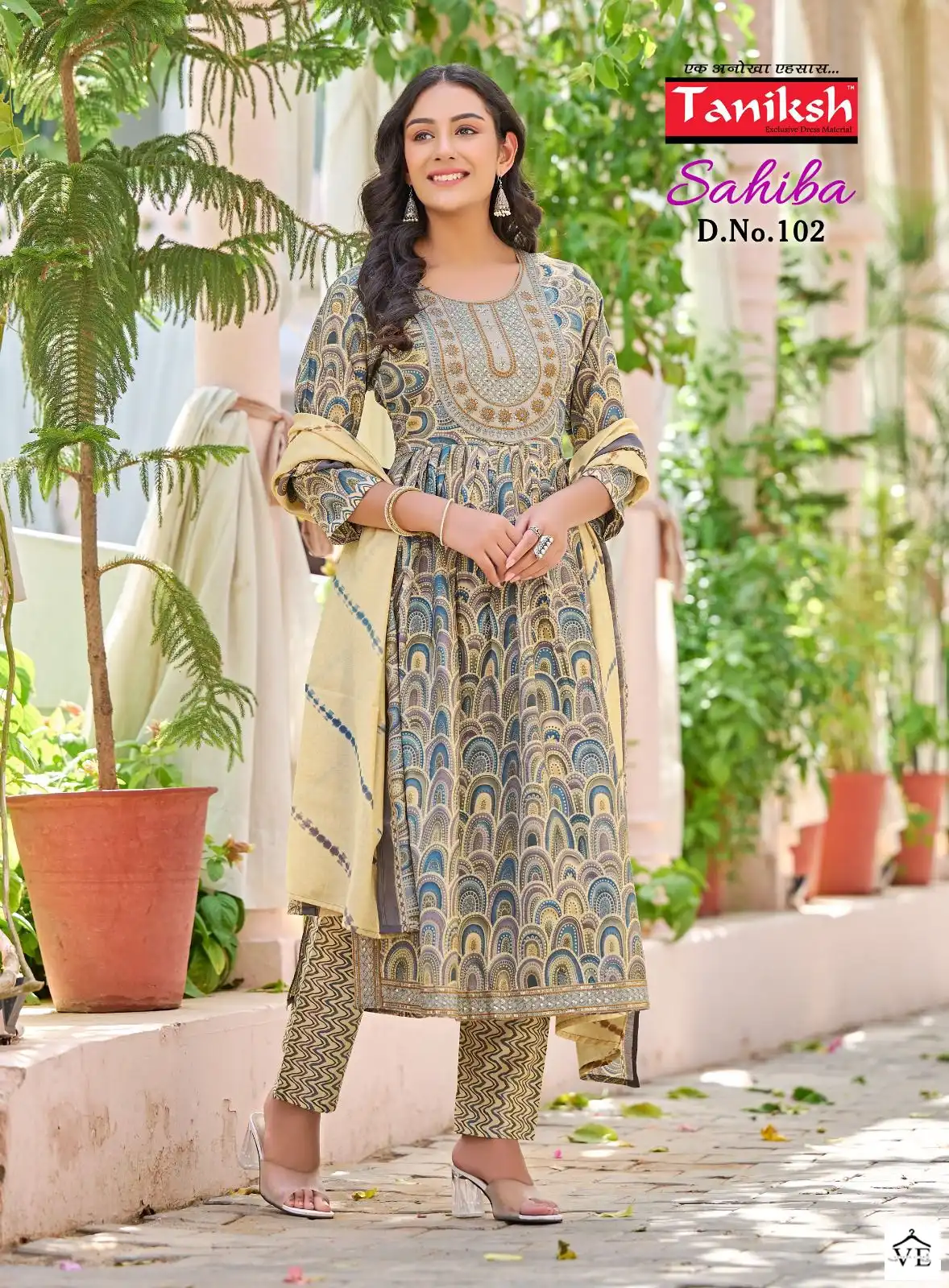 Taniksh Sahiba Muslin Print Wholesale Readymade Salwar Suit Catalog — Wholesale Salwar Suits, MPA wholesale from Surat — view 8