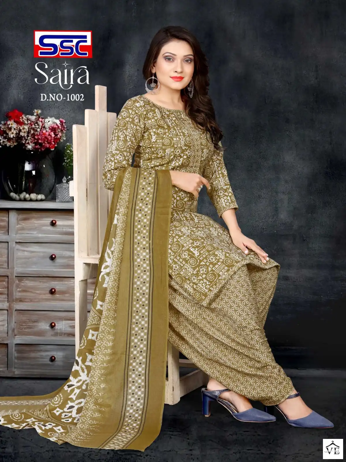 Ssc Saira Cotton Wholesale Salwar Suit Catalog — Wholesale Salwar Suits, MPA wholesale from Surat — view 12