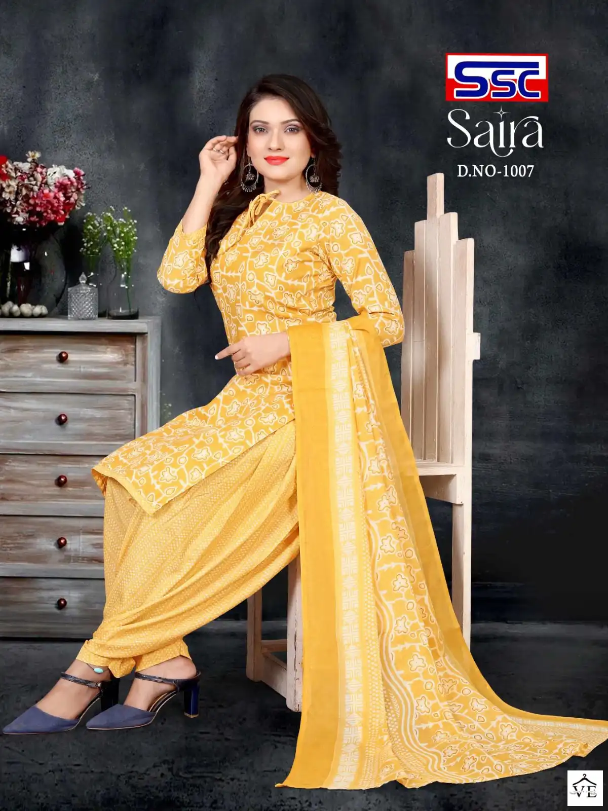 Ssc Saira Cotton Wholesale Salwar Suit Catalog — Wholesale Salwar Suits, MPA wholesale from Surat — view 4