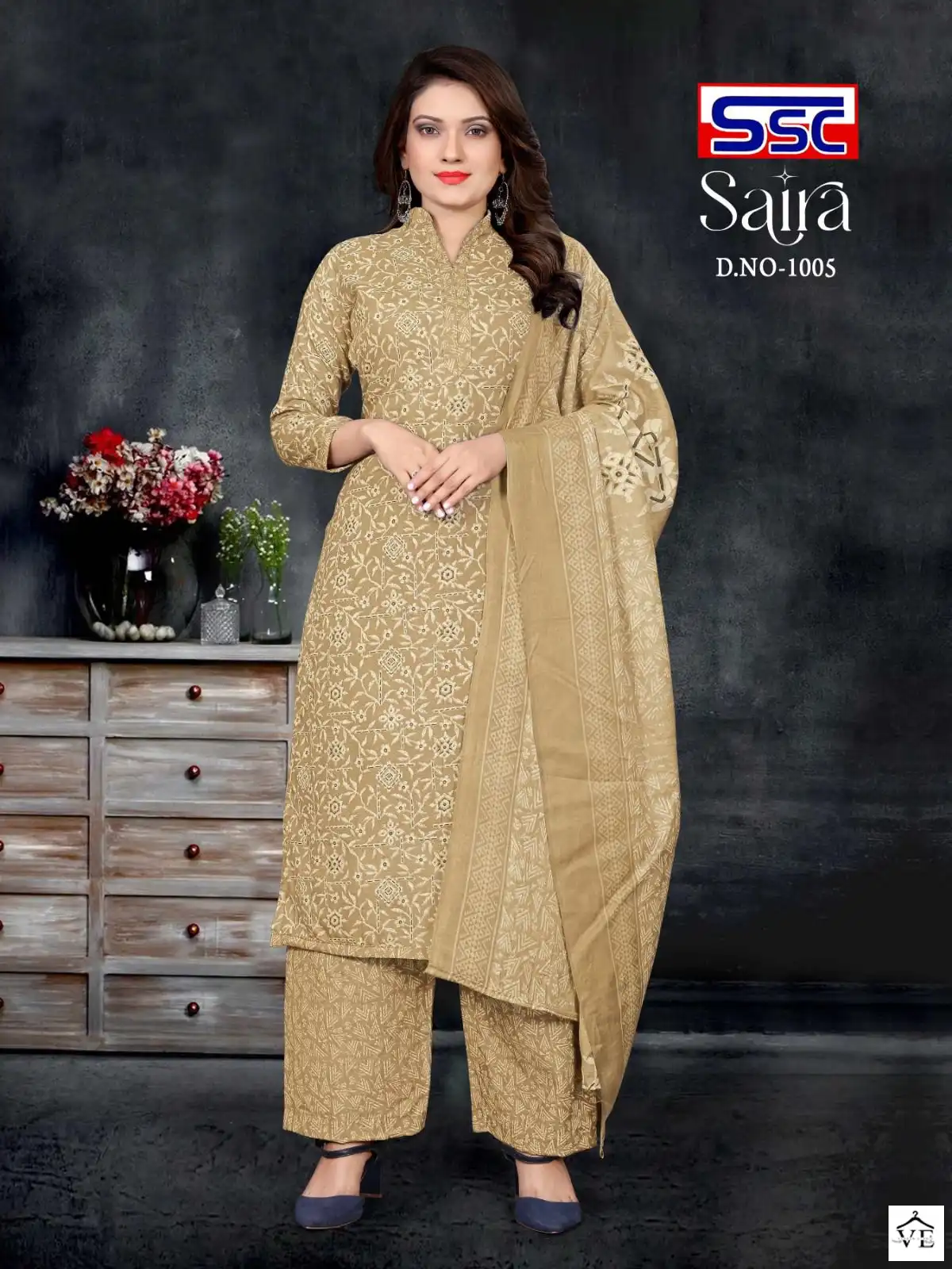 Ssc Saira Cotton Wholesale Salwar Suit Catalog — Wholesale Salwar Suits, MPA wholesale from Surat — view 5
