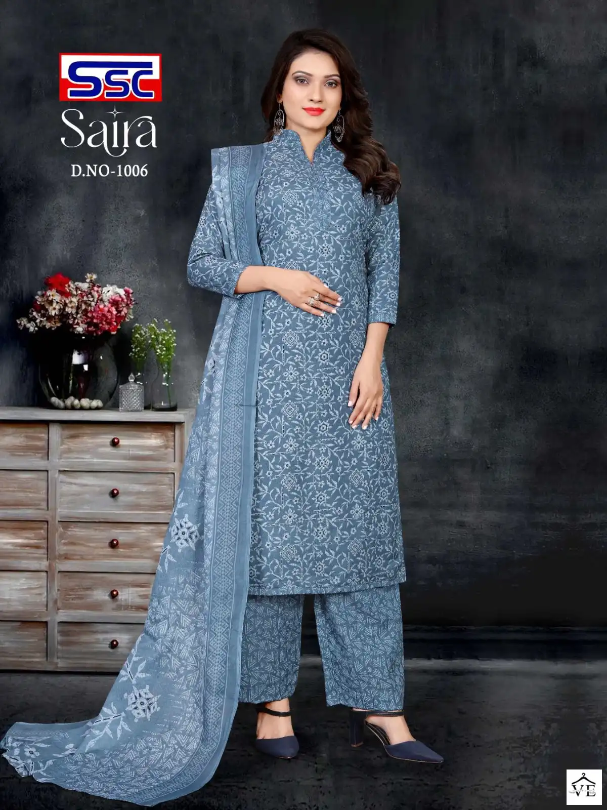Ssc Saira Cotton Wholesale Salwar Suit Catalog — Wholesale Salwar Suits, MPA wholesale from Surat — view 6