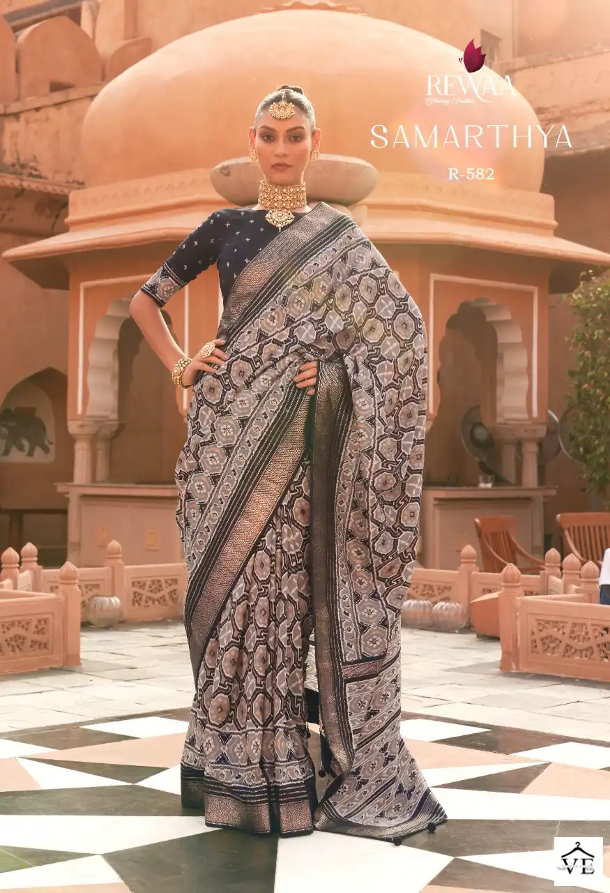 Rewaa Samarthya P.V Silk Wholesale Sarees Catalog - Image 7