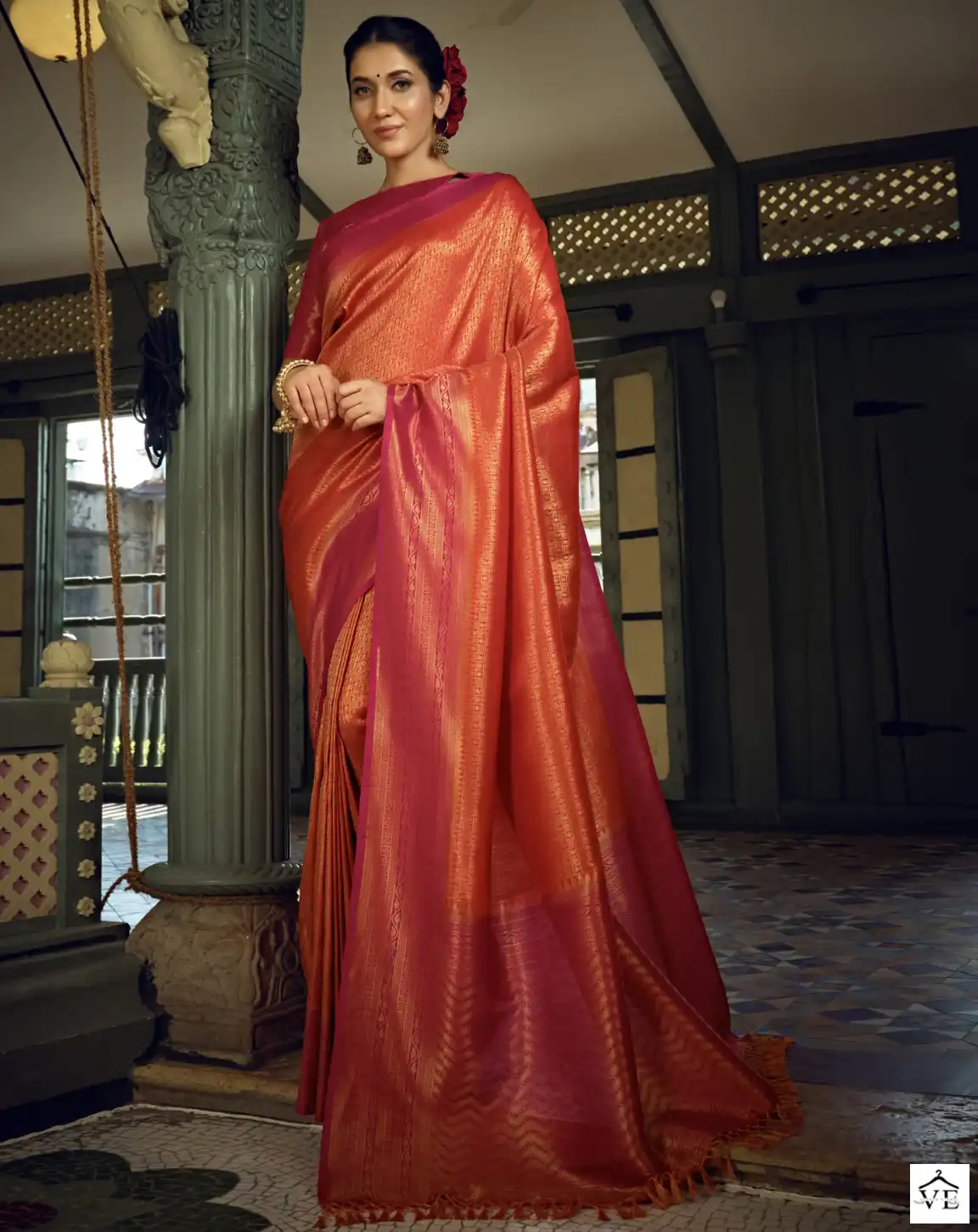 Vardan Ethnic Samita Kanjivaram Silk Wholesale Sarees Catalog — Wholesale Sarees, MPA wholesale from Surat — view 1