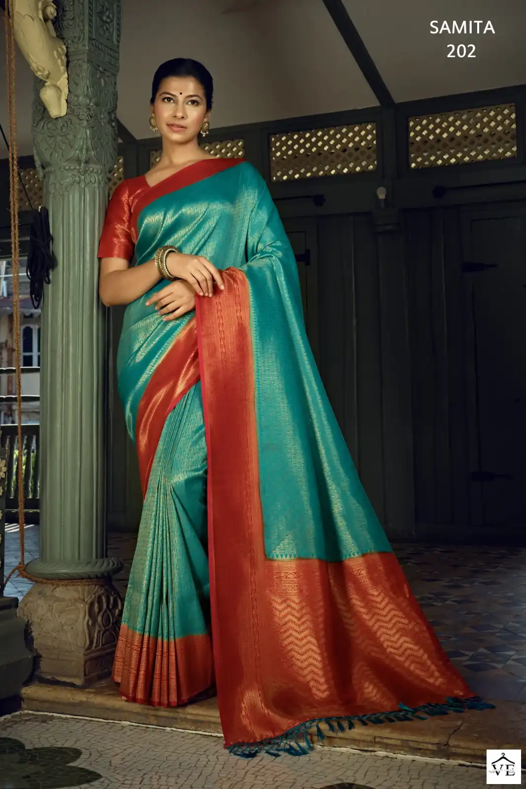 Vardan Ethnic Samita Kanjivaram Silk Wholesale Sarees Catalog — Wholesale Sarees, MPA wholesale from Surat - Gallery Image 2