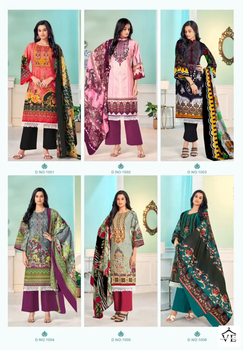 Kala Fashion Sana Safina Pure Lawn Cotton Wholesale Pakistani Salwar Suit Catalog — Wholesale Salwar Suits, MPA wholesale from Surat — view 6