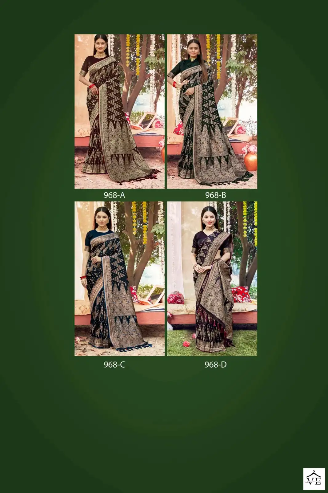 Vardan Ethnic Satin Vol 3 Satin Silk Wholesale Sarees Catalog — Wholesale Sarees, MPA wholesale from Surat — view 5