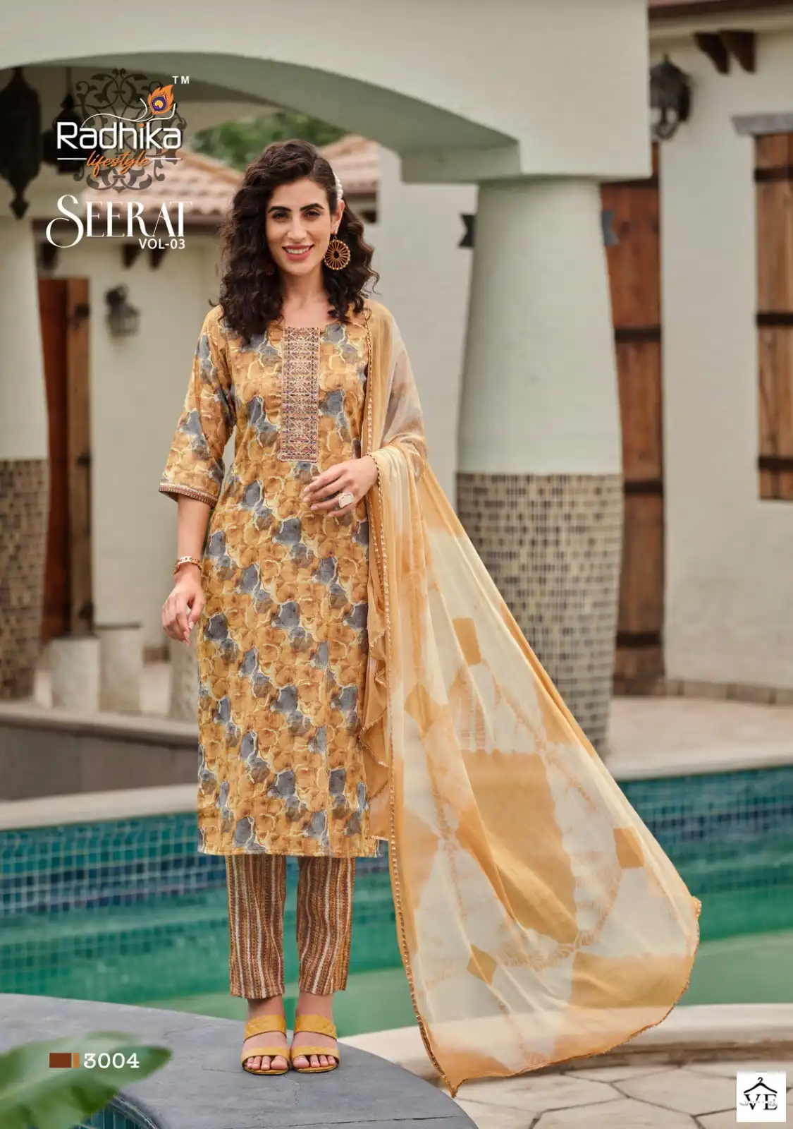 Radhika Lifestyle Seerat Vol 3 Rayon Wholesale Readymade Salwar Suit Catalog — Wholesale Salwar Suits, MPA wholesale from Surat - Gallery Image 4
