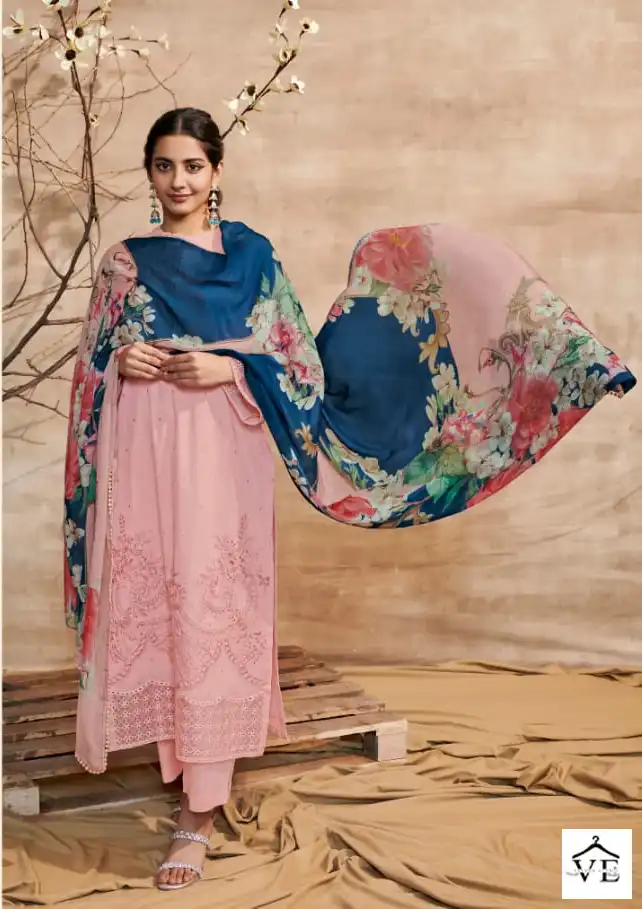 Kimora Shabiba Pure Cotton Satin Wholesale Designer Salwar Suit Catalog — Wholesale Salwar Suits, MPA wholesale from Surat - Gallery Image 6