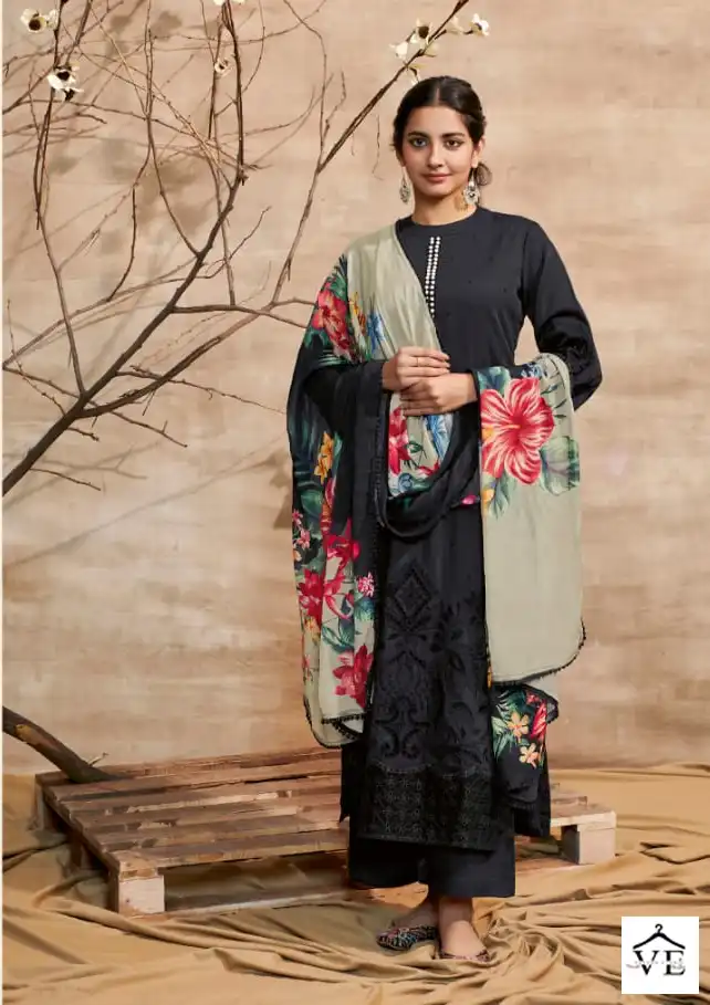 Kimora Shabiba Pure Cotton Satin Wholesale Designer Salwar Suit Catalog — Wholesale Salwar Suits, MPA wholesale from Surat - Gallery Image 8