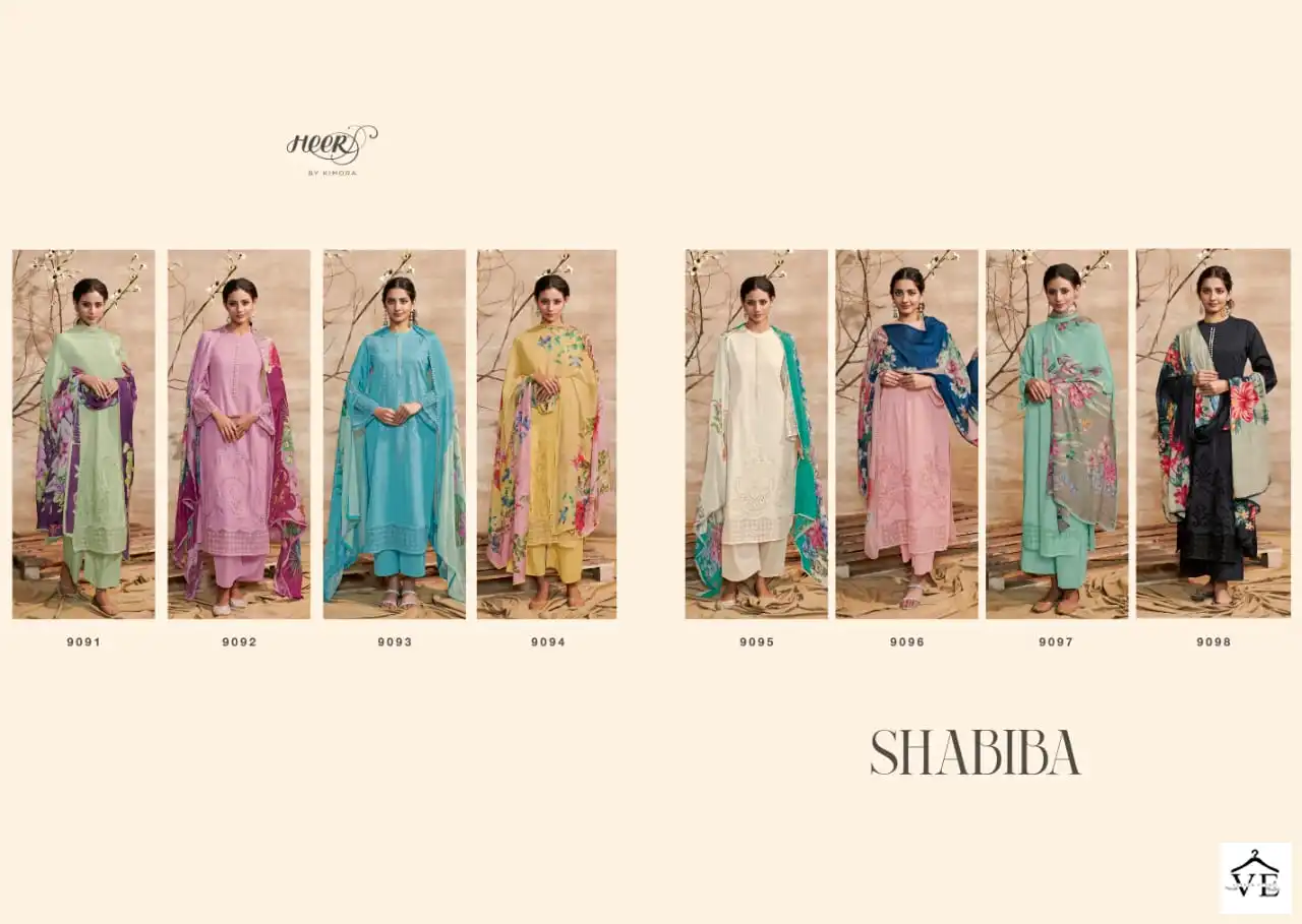 Kimora Shabiba Pure Cotton Satin Wholesale Designer Salwar Suit Catalog — Wholesale Salwar Suits, MPA wholesale from Surat — view 9