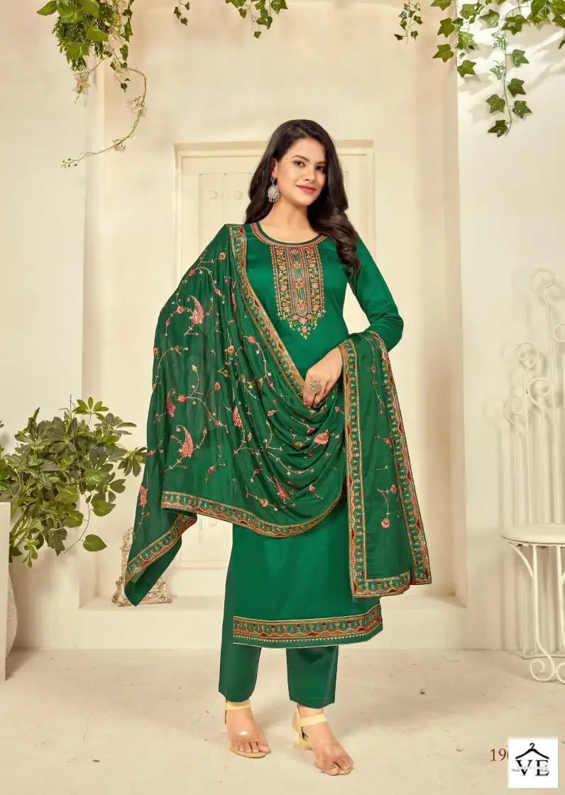 Panch Ratna Shagun Vol 2 Jam Silk Wholesale Salwar Suit Catalog — Wholesale Salwar Suits, MPA wholesale from Surat - Gallery Image 4
