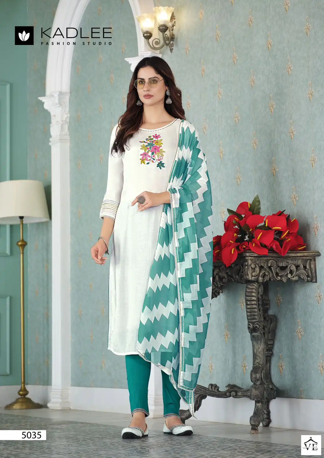 Kadlee Shanaya Vol 6 Rayon Weaving Wholesale Readymade Salwar Suit Catalog — Wholesale Salwar Suits, Kadlee Fashion Studio wholesale from Surat - Gallery Image 5