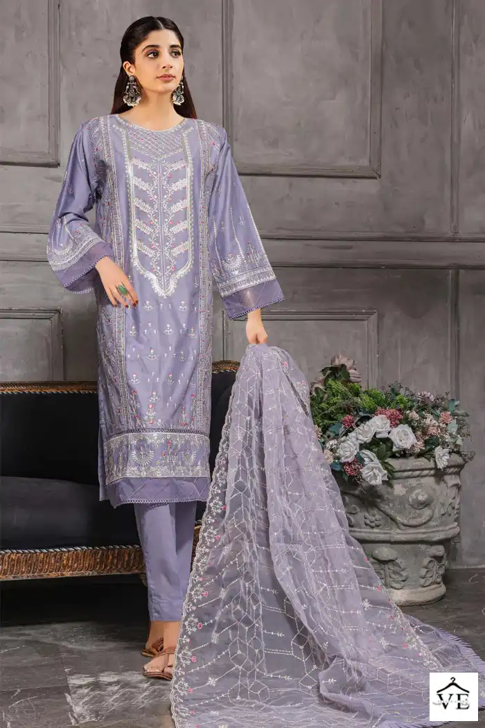 Sharaddha Bin Saeed Dhaggakari Collection Vol 2 Cotton Wholesale Pakistani Salwar Suit Catalog — Wholesale Salwar Suits, MPA wholesale from Surat - Gallery Image 3