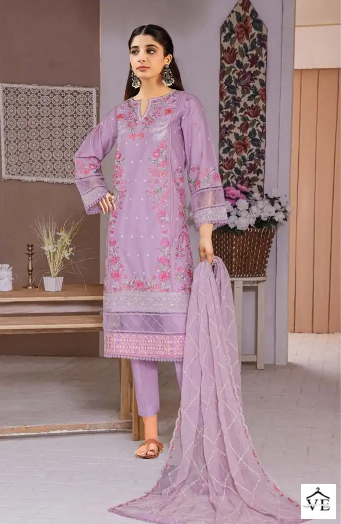 Sharaddha Bin Saeed Dhaggakari Collection Vol 2 Cotton Wholesale Pakistani Salwar Suit Catalog — Wholesale Salwar Suits, MPA wholesale from Surat - Gallery Image 5